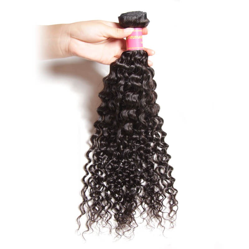 Idolra Affordable Brazilian Curly Virgin Hair Weave 1 Bundle Full Human Hair Extensions